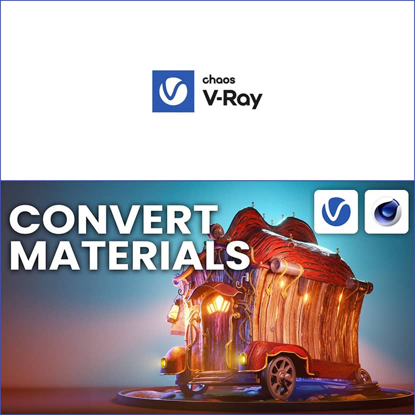 ChaosTV - Converting materials in V-Ray for Cinema 4D