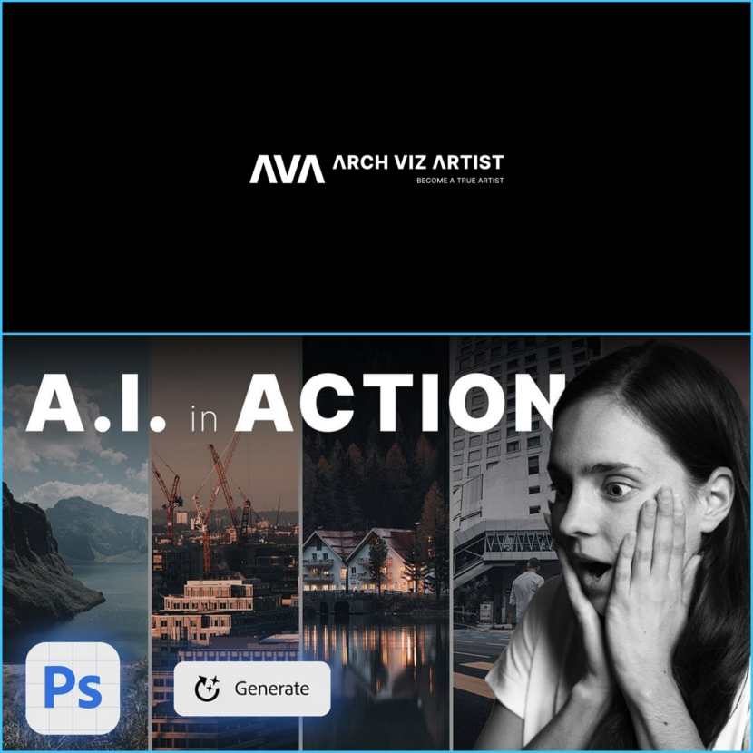 Arch Viz Artist - 10 practical uses of AI Photoshop Tool - Generative Fill in ACTION!