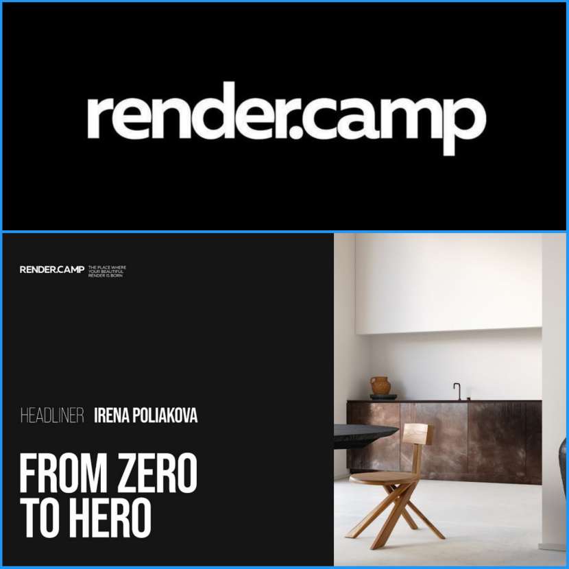 Render.Camp - White Kitchen "From Zero to Hero" Render.Camp - White Kitchen "From Zero to Hero"